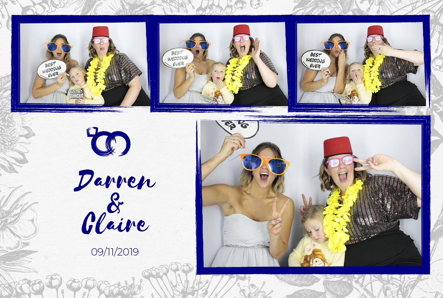 Darren and Claire’s Wedding  | View more photos from the event at gallery.myphotoboothexperience.co.uk/u/MyPhotoBoothExperienceLtd/Darren-and-Claire’s-Wedding